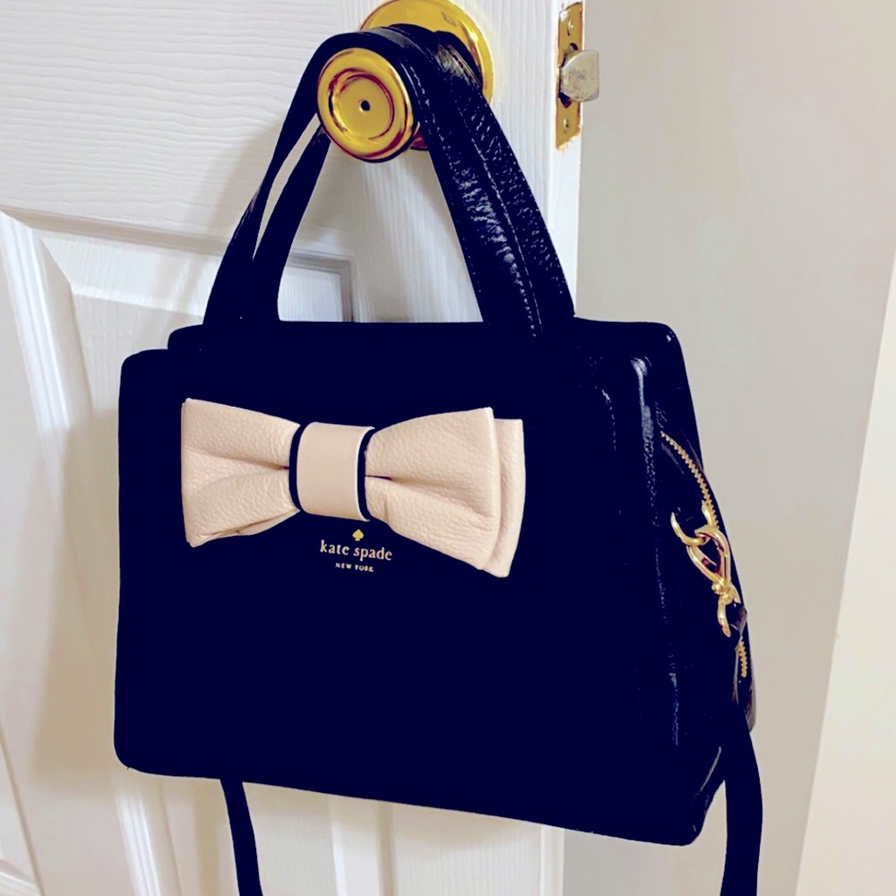 Kate Spade Unique Satchel/Crossbody Bow Detail Bag